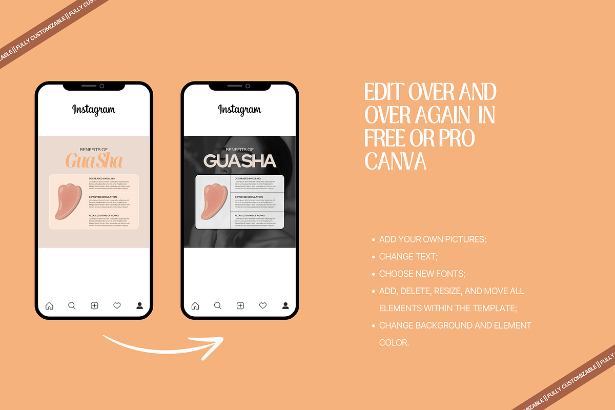 Skincare Instagram Templates, a Social Media Template by My Template Studio (Photo 6 of 26)