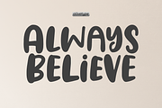 Always Believe, a Font by Olivetype (Thumbnail 1 of 5)