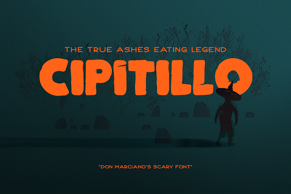 Cipitillo Scary Font preview 8