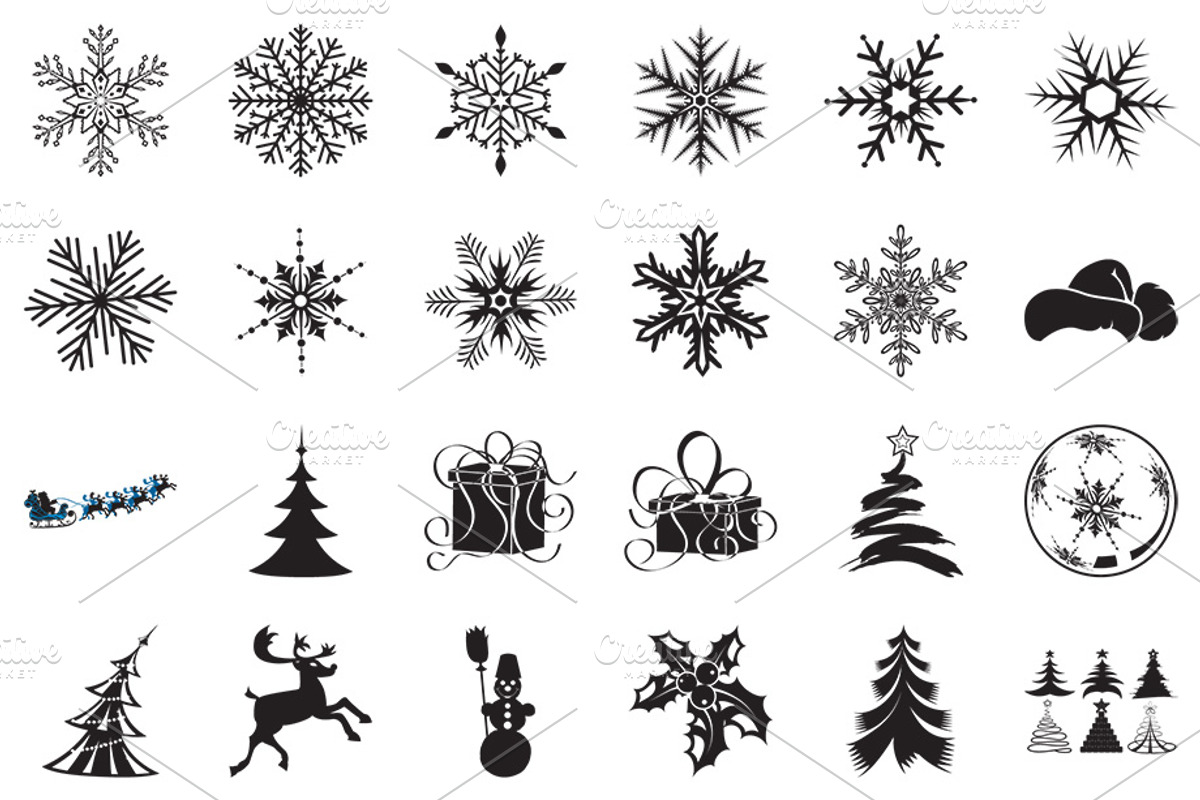 Christmas and New Year Backgrounds, a Decorative Illustration by TAlex (Photo 7 of 7)