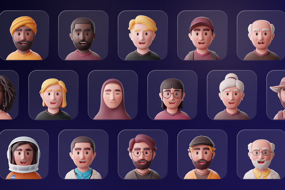 Facely - MetaPeople 3D Avatar, a Characters & Person 3D Model by Illustraly Design (Photo 7 of 7)
