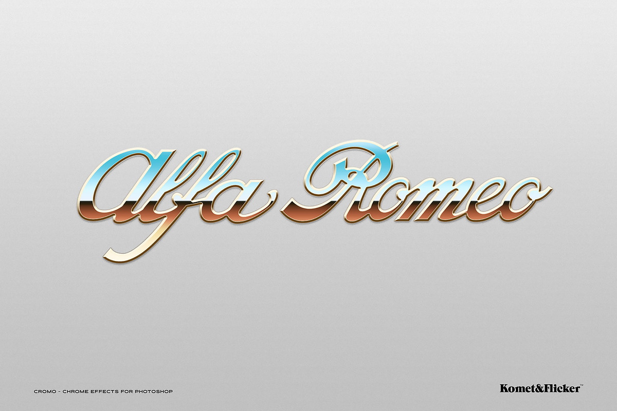 CROMO - Chrome Effects for Photoshop, a Layer Style Add-On by Komet & Flicker (Photo 8 of 12)
