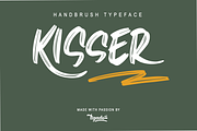 Kisser | Natural Stroke Brush, a Font by Tigadestd Type (Thumbnail 1 of 11)