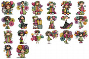 Girly Happy New Year Clipart, an Illustration by Daily.Designs (Thumbnail 4 of 5)