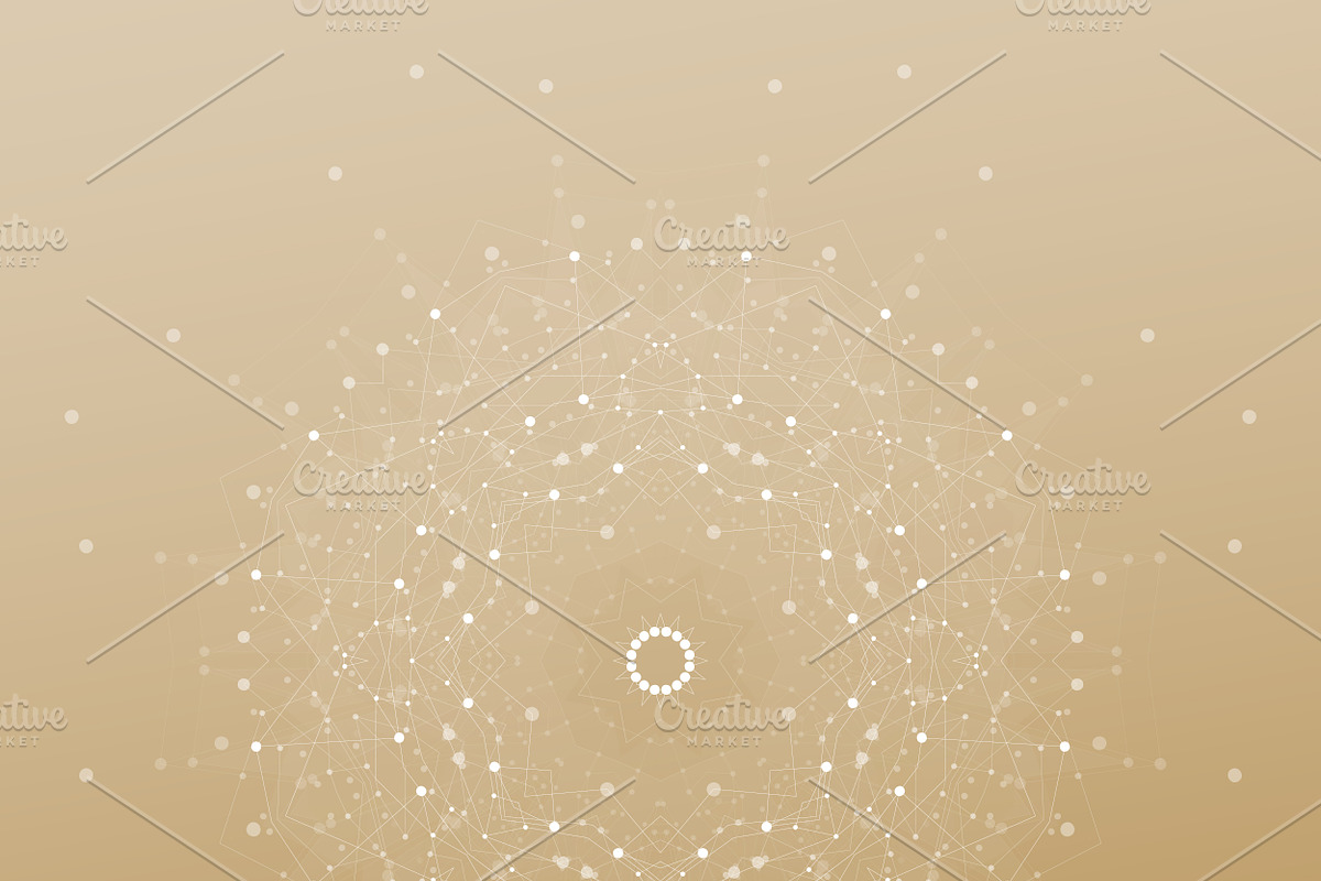 Bundle of 7 golden backgrounds, a Decorative Illustration by VectorShop (Photo 2 of 7)