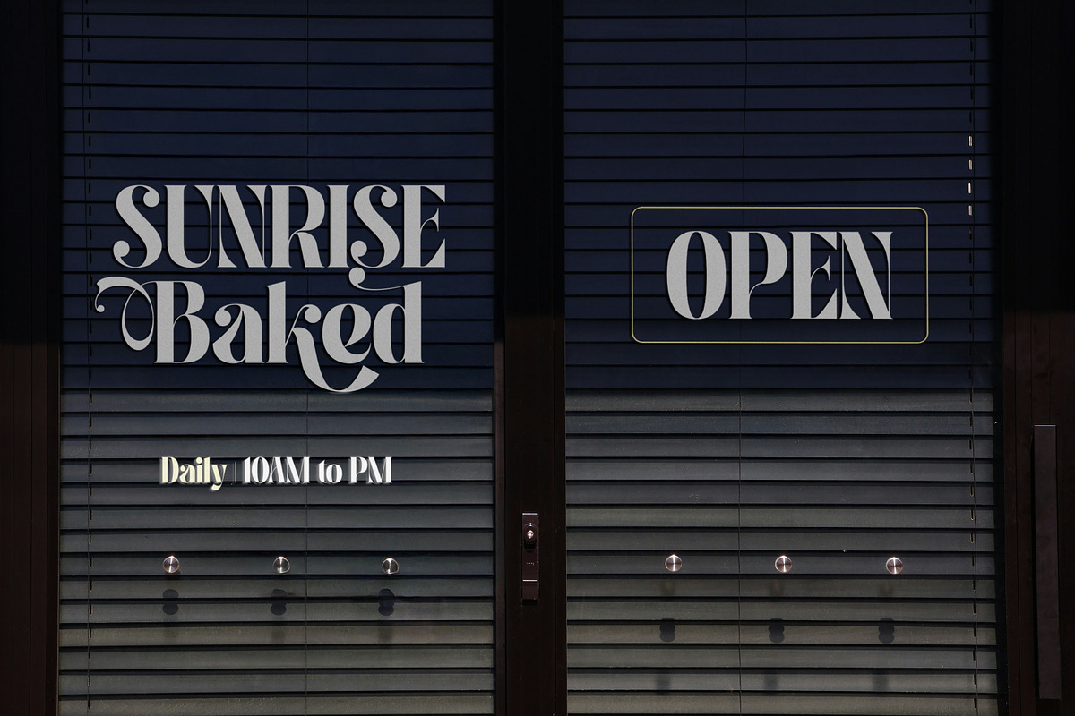 Kelgat — Elegant Serif Display Font, a Serif Font by Ekahermawan (Photo 8 of 12)