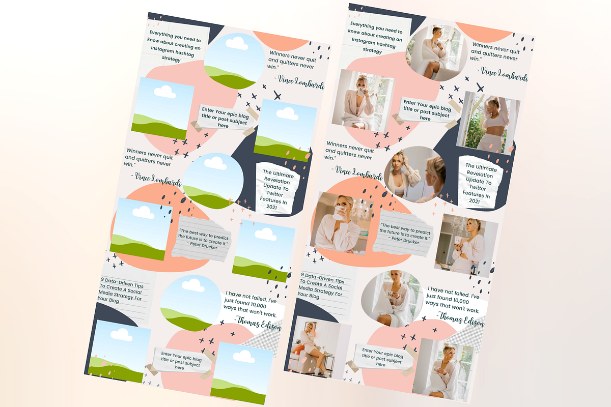 Scrapbook Instagram Puzzle Template, a Social Media Template by Social Assumptions (Photo 4 of 10)