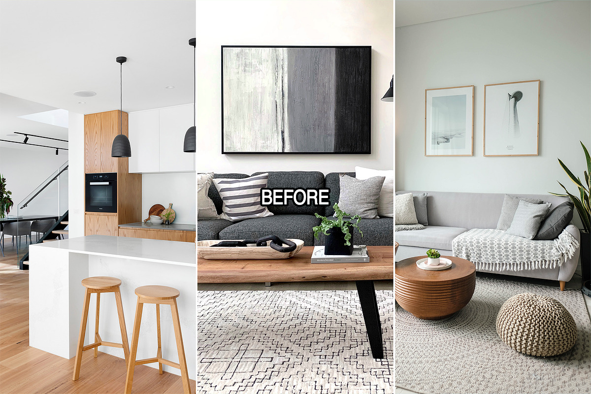 8 Clean Interior Lightroom presets, a Preset Add-On by Presets by Yevhen (Photo 2 of 10)
