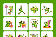 Bundle of Frog Vector Icons, an Emoji Icon by Creative Stall (Thumbnail 11 of 12)