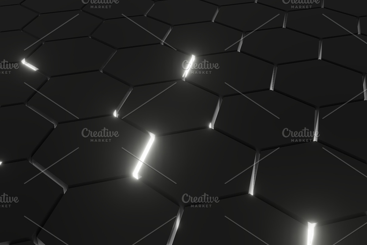 Lightened Hexagons Floor Backgrounds, a Texture Graphic by The_DrX (Photo 6 of 16)