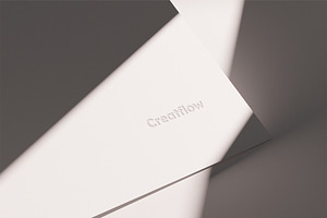 Branding - Letterpress Mockup 01