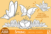 SPRING - Digital Stamps / Brushes, an Outline Icon by Purple Frog (Thumbnail 3 of 4)