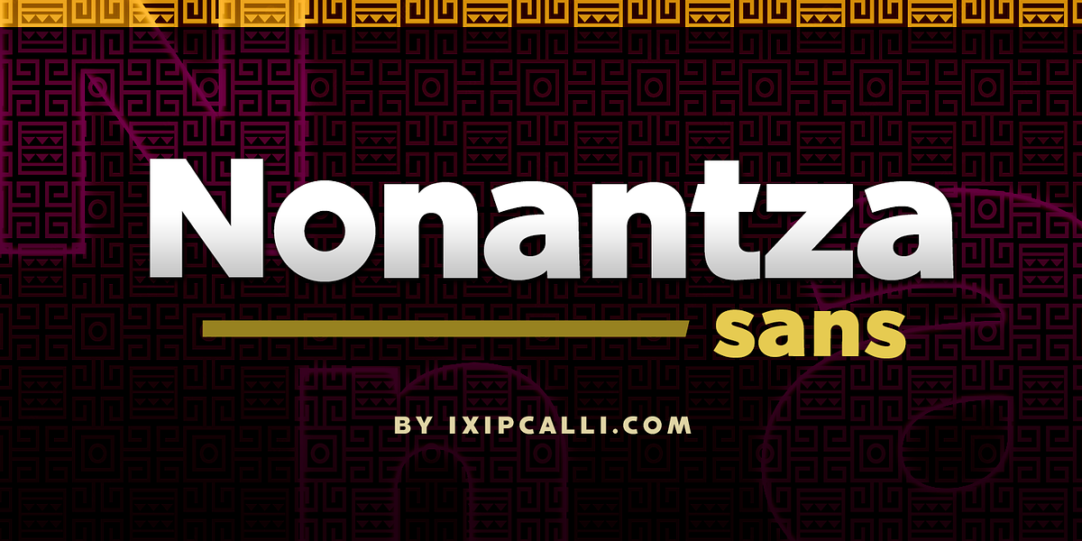 Nonantza Sans, a Sans Serif Font by Ixipcalli (Photo 1 of 5)