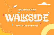 Walkside - Playful Childish Font