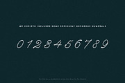 Mr Christo Calligraphy Script Font, a Script Font by Up Up Creative (Thumbnail 14 of 16)