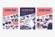 Sushi, Japan food posters, banners, a Background Graphic by Good Studio (Thumbnail 2 of 6)