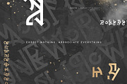 GRVTY | Futuristic font, a Blackletter Font by Davide Bassu (Thumbnail 6 of 17)