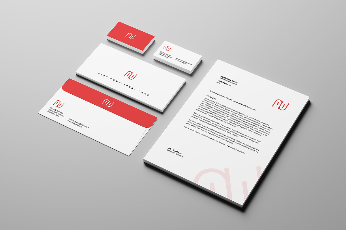 Stationary Mockups, a Packaging Mockup by alimran24 (Photo 8 of 12)