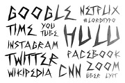 ÜBER — Punk Rock Display Font, a Sans Serif Font by Mikey Weeks (Thumbnail 4 of 7)