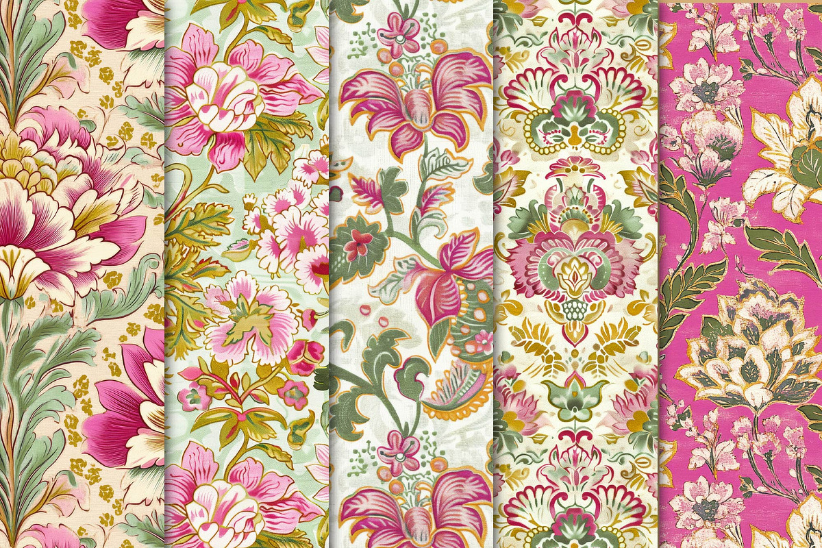 Bohemian Printable Backgrounds, a Pattern Graphic by Maishop (Photo 8 of 8)