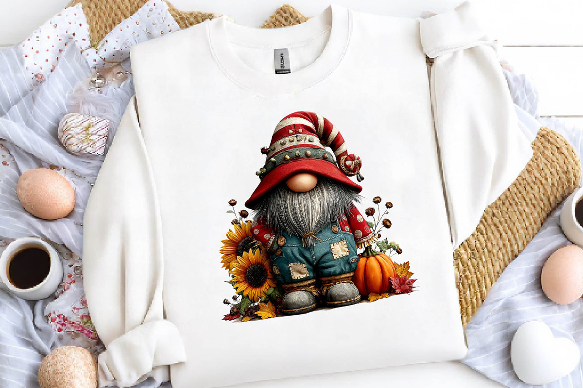Halloween Gnome Clipart Bundle PNG, a Seasonal Illustration by CreationArt (Photo 2 of 5)
