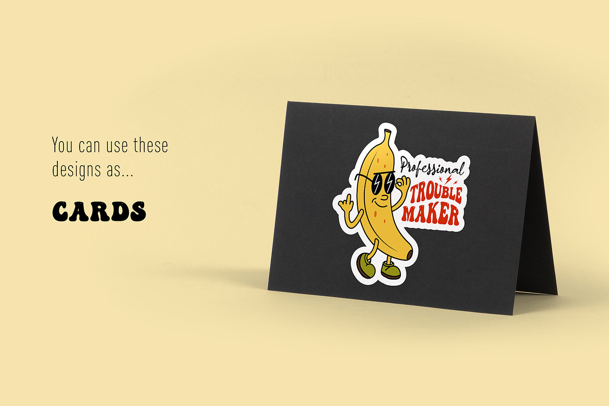Groovy Sarcastic Mood. 10 Stickers, an Object Graphic by Cosmic Store (Photo 5 of 9)