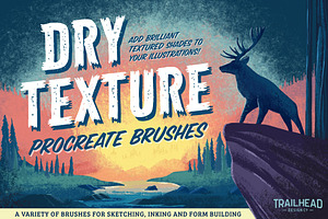 Dry Texture Brushes for Procreate