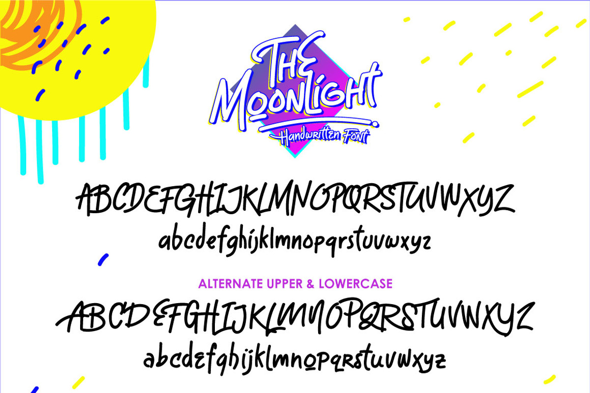 The Moonlight, a Font by Aiyari (Photo 11 of 12)