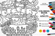 Dessert. Graphic illustrations set, a Decorative Illustration by Color and Decor (Thumbnail 1 of 7)