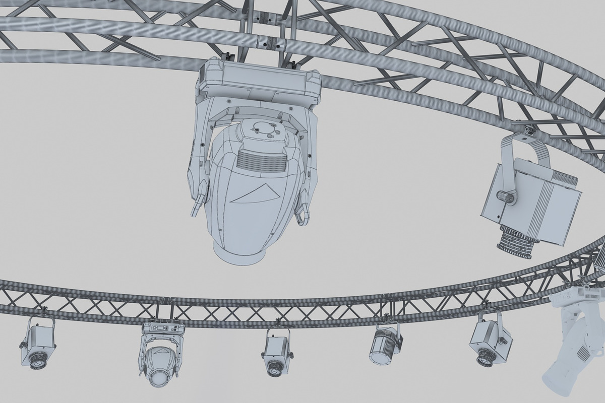 Circle Square Truss 700cm-StageLight, a Templates & Theme by akerStudio (Photo 5 of 21)
