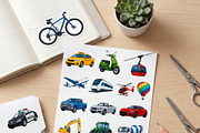 Transport Clipart Illustrations, a Transportation Illustration by Wowly Design (Thumbnail 10 of 15)