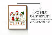 Funny Christmas Goose PNG, an Illustration by Libby Wishes (Thumbnail 3 of 6)