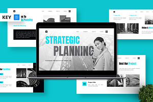Strategic Planning - Business Key, a Presentation Template by Deepslide Studio