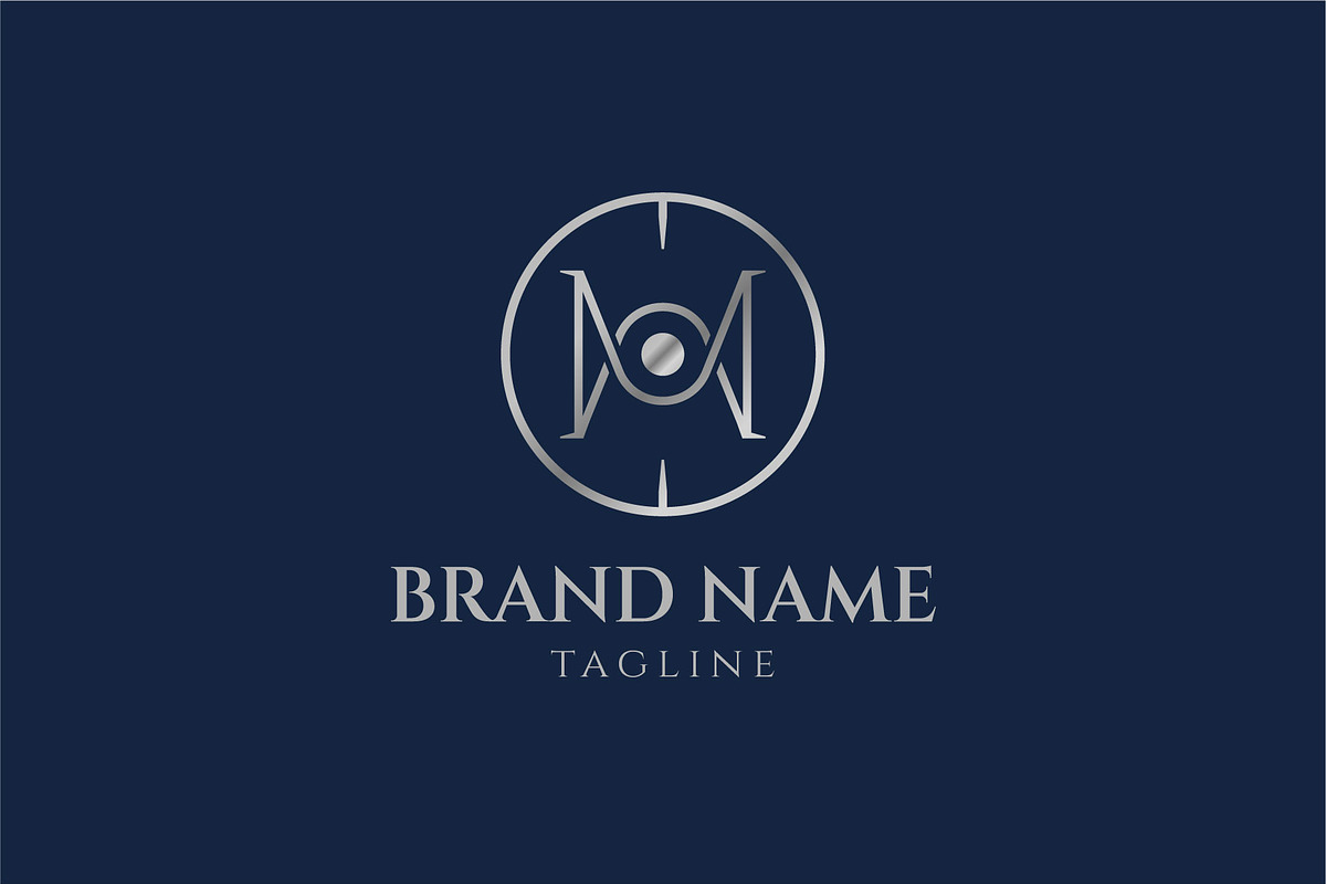 Monogram Letter WOM or MA Logo, a Branding & Logo Template by okkydianpra (Photo 1 of 3)