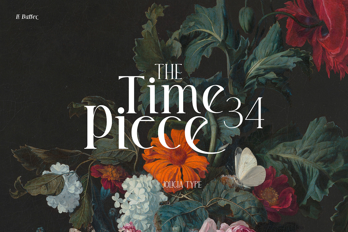 LE Buffec | 18 Font Family, a Serif Font by Jolicia Type (Photo 9 of 17)