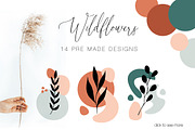 300 Wild Flowers Vector Elements, an Illustration by Art Dari Autumn (Thumbnail 16 of 24)