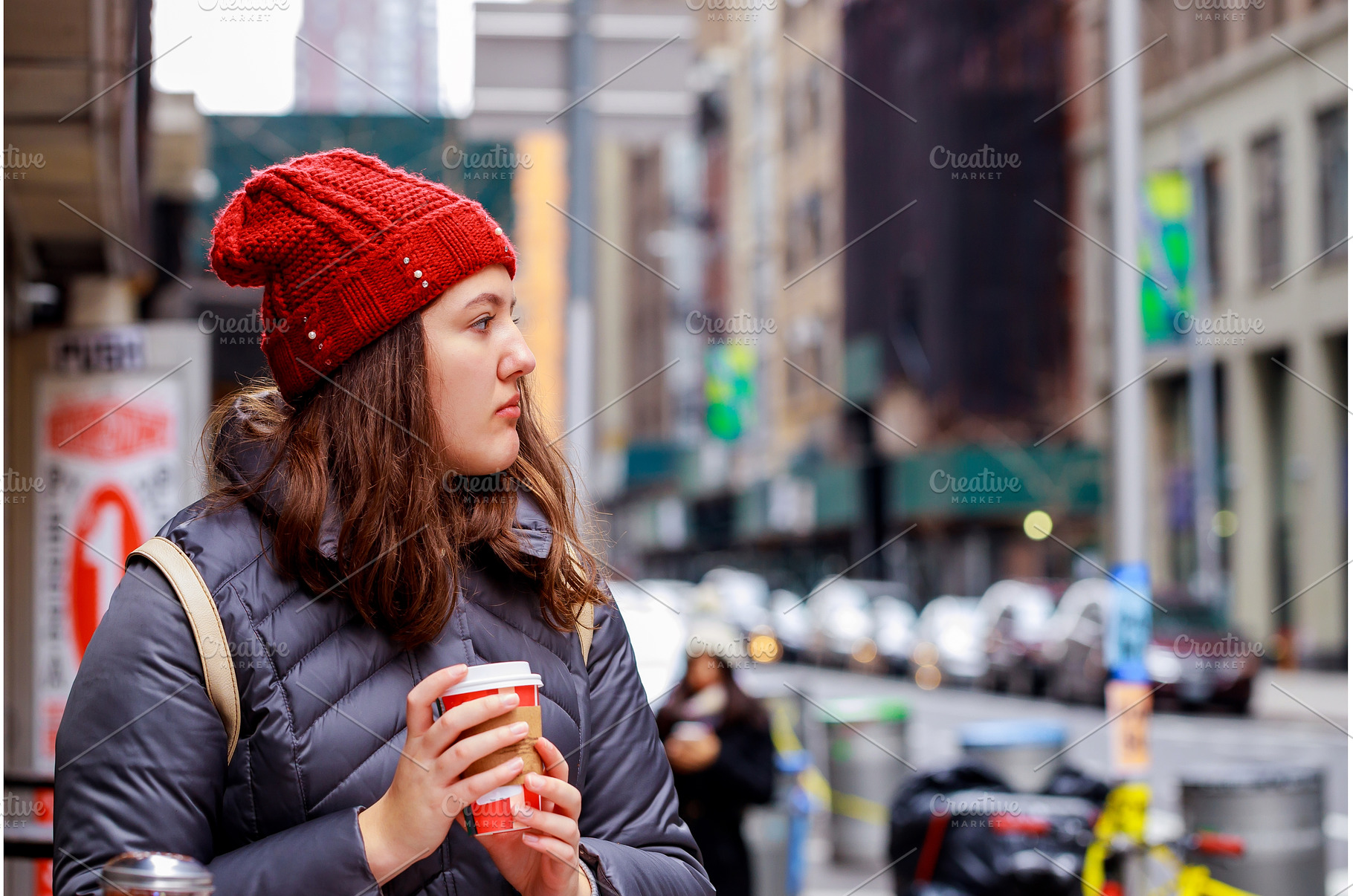 drinks and people concept - happy, a Person Photo by Ungvar Studio