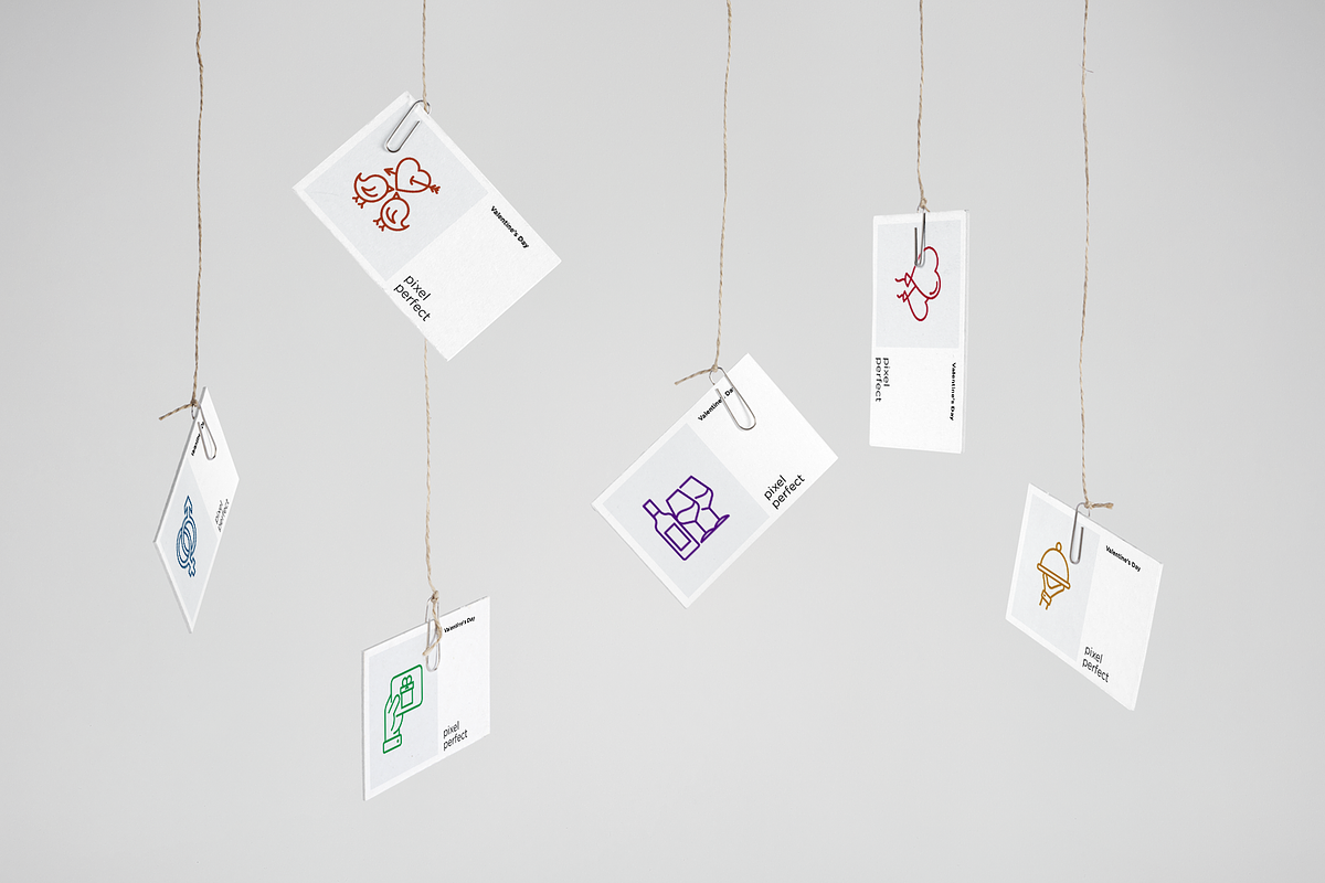 Valentine’s Day Pixel Perfect Icons, an Outline Icon by Alex Blogoodf (Photo 8 of 10)