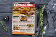 Fast Food Menu flyer template, a Flyer Template by imadeDesign (Thumbnail 3 of 3)
