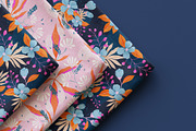 Bold After Dark Blooms Patterns, a Decorative Illustration by Ramona Schratt (Thumbnail 2 of 11)