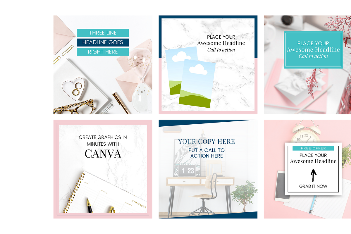Canva Ad Template Facebook Instagram, a Templates & Theme by Gorgeous Graphics (Photo 6 of 6)