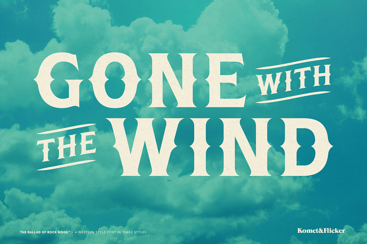 The Ballad of Rock Ridge, a Serif Font by Komet & Flicker (Photo 6 of 14)