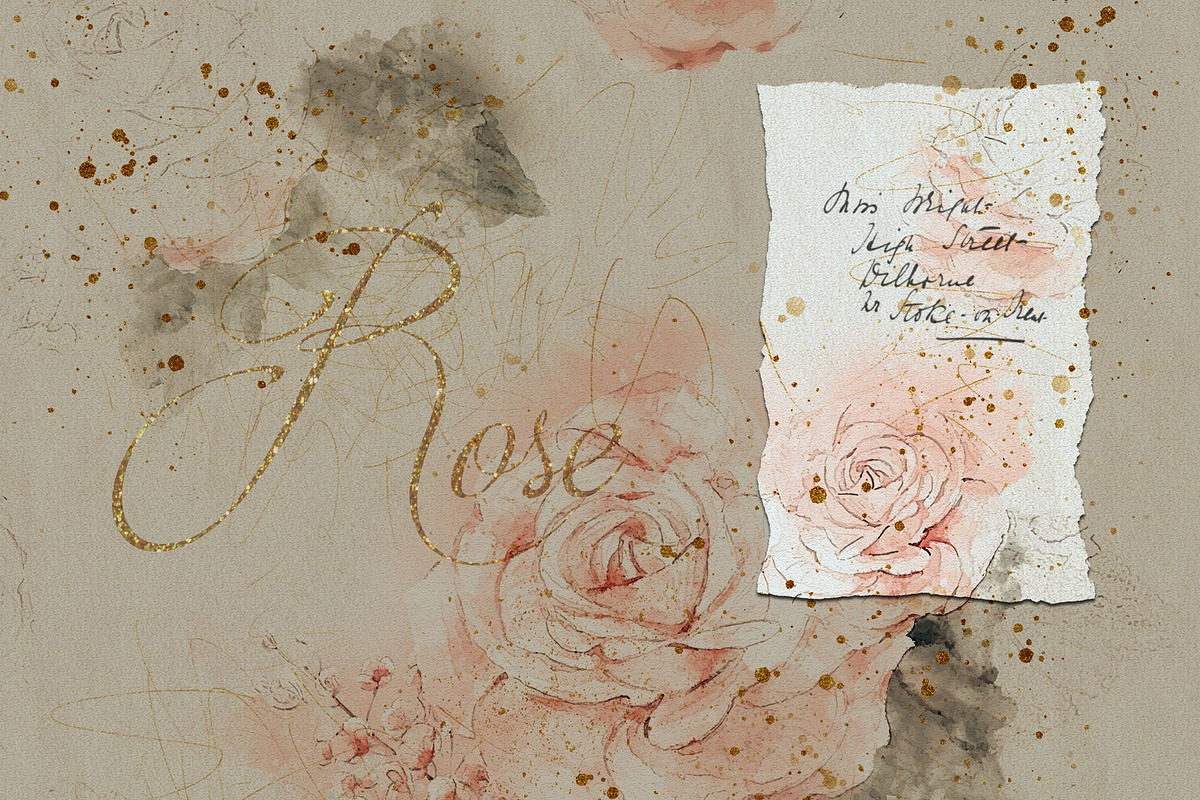 Watercolor Floral Texture, a Texture Graphic by sibel dayı (Photo 4 of 8)