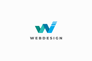 Web Design - Letter W Logo