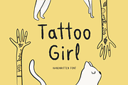 Tattoo Girl, a Handwritten Font by Jelena Sardi (Thumbnail 1 of 4)