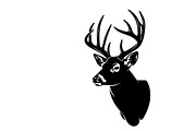 deer head wall mount silhouette, an Illustration by Amazin_art (Thumbnail 26 of 51)