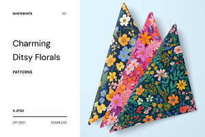 Charming Ditsy Florals Patterns