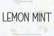 LEMON MINT, a Sans Serif Font by FreshTypeINK (Thumbnail 1 of 8)