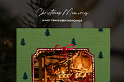 Christmas frames and backgrounds, a Background Graphic by Vero Arts (Thumbnail 4 of 9)