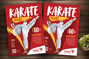Karate Class Academy Flyer Template, a Flyer Template by Boostock (Thumbnail 1 of 6)